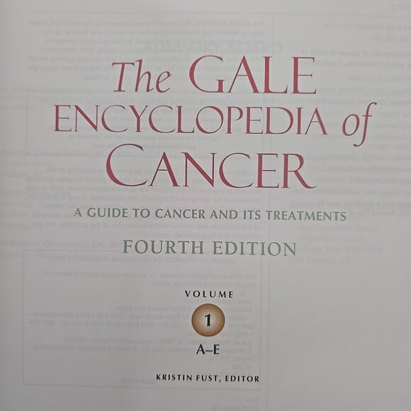 The Gale Encyclopedia of Cancer: 3 volume set Fourth Edition Hardcover - Picture 7 of 11